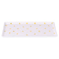 Plato rectangular Fruit Life con decoración de limones pequeños , 31,5 x 16,5 cm