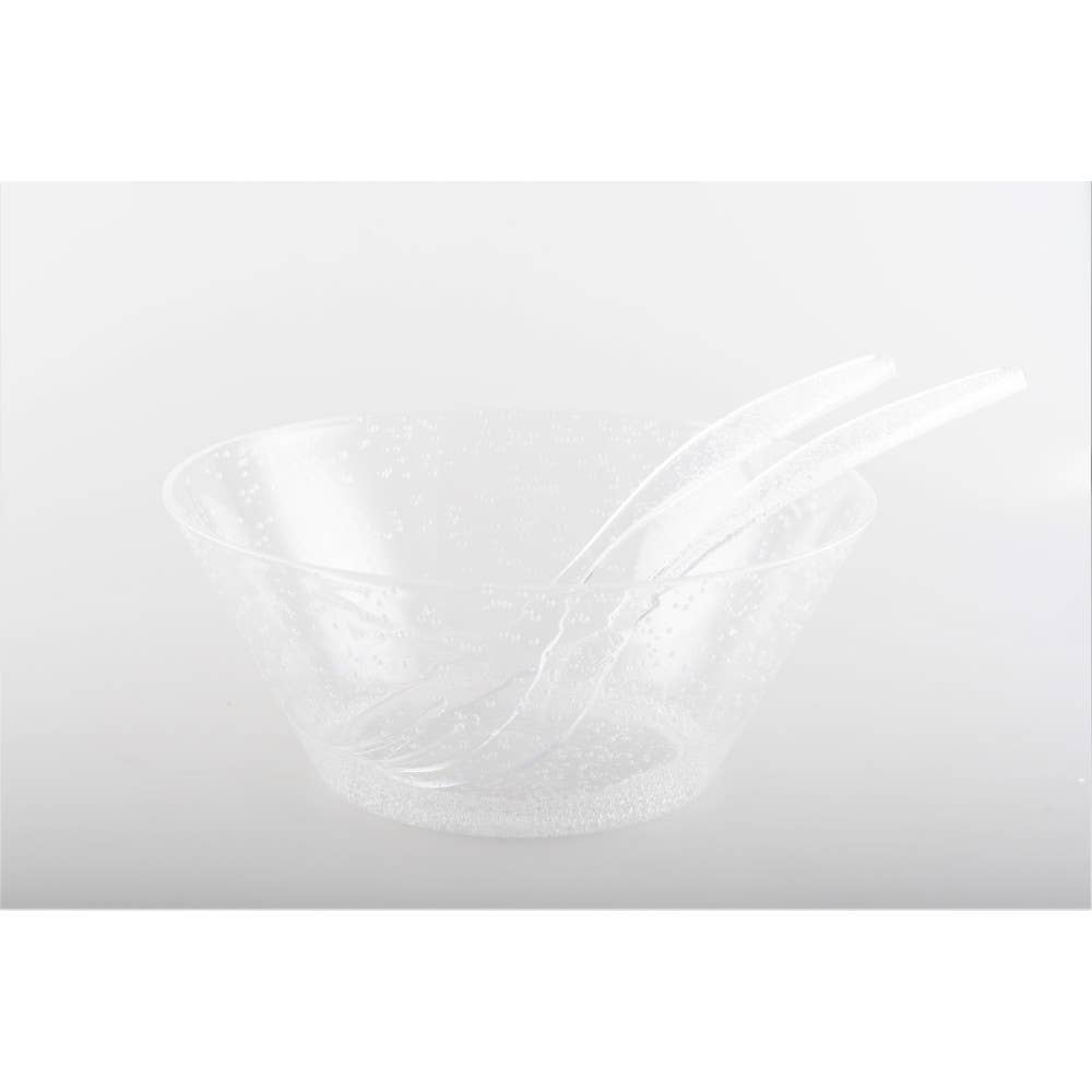 Ensaladera de acrílico con burbujas 26 cm