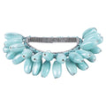 ANILLO P SERVILLETA CELESTE /26 PERLAS
