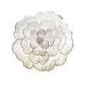 Bajo Plato Flor Dorada