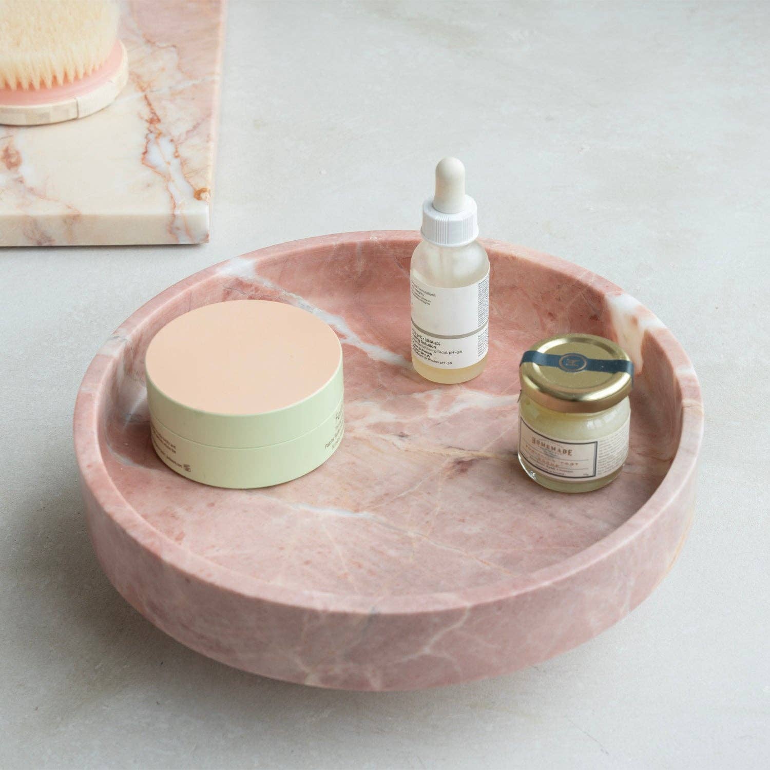 Cuenco 'CYCLO' de mármol rosa