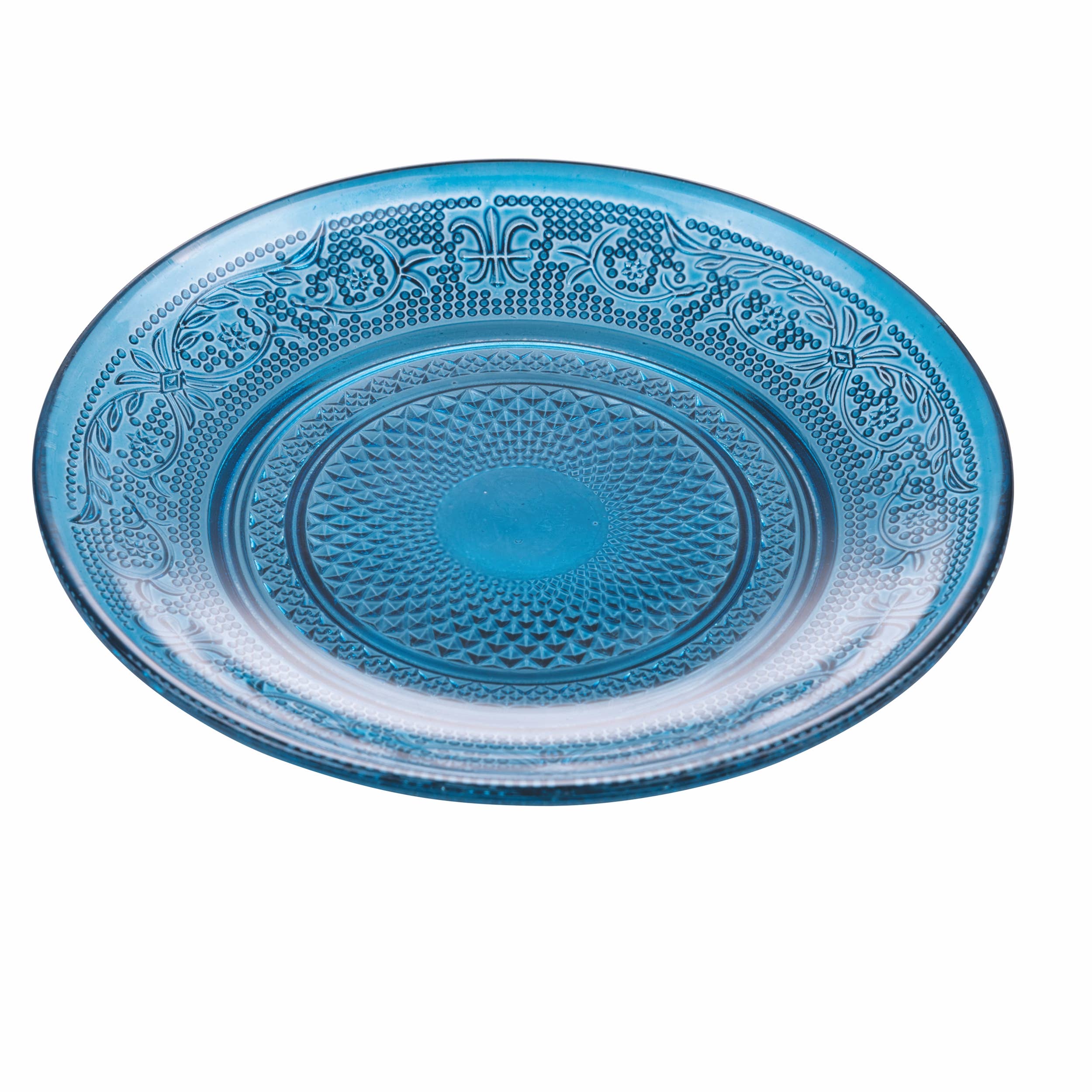 Set de 6 platos para pan Imperial Ocean de vidrio, 15 cm, set de 3 colores surtidos