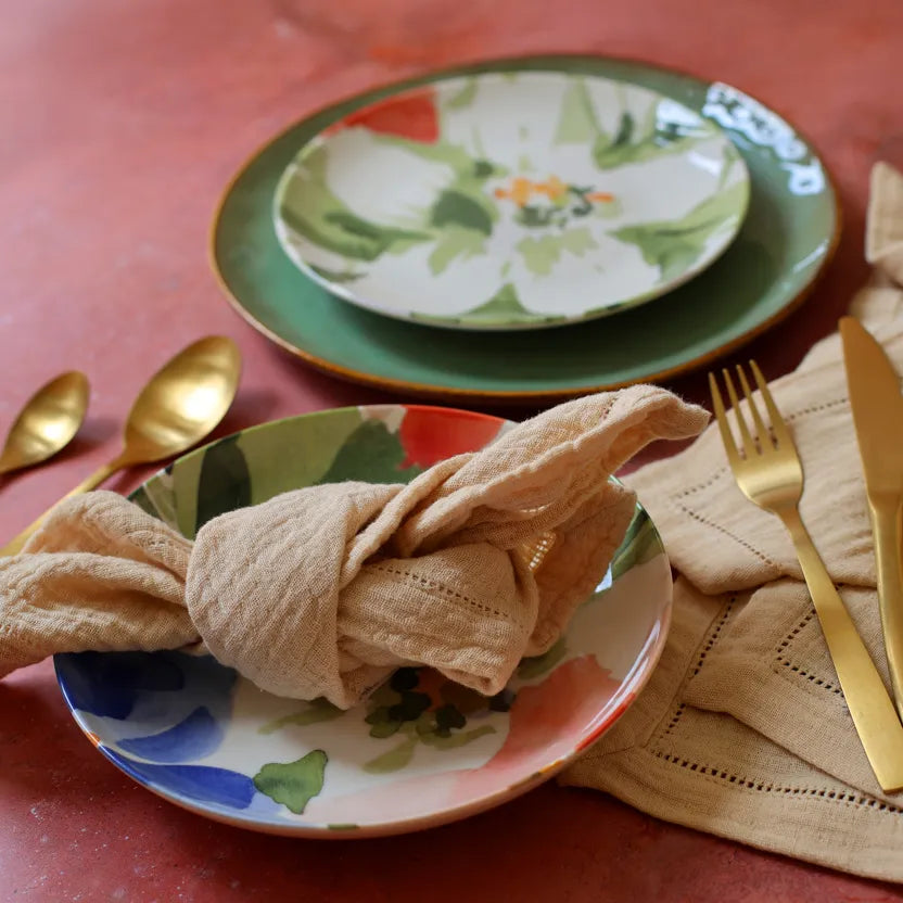 Plato hondo de porcelana Floralux de 21 cm