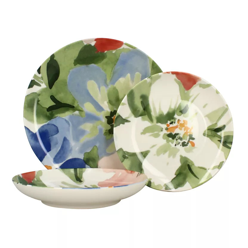 Plato hondo de porcelana Floralux de 21 cm