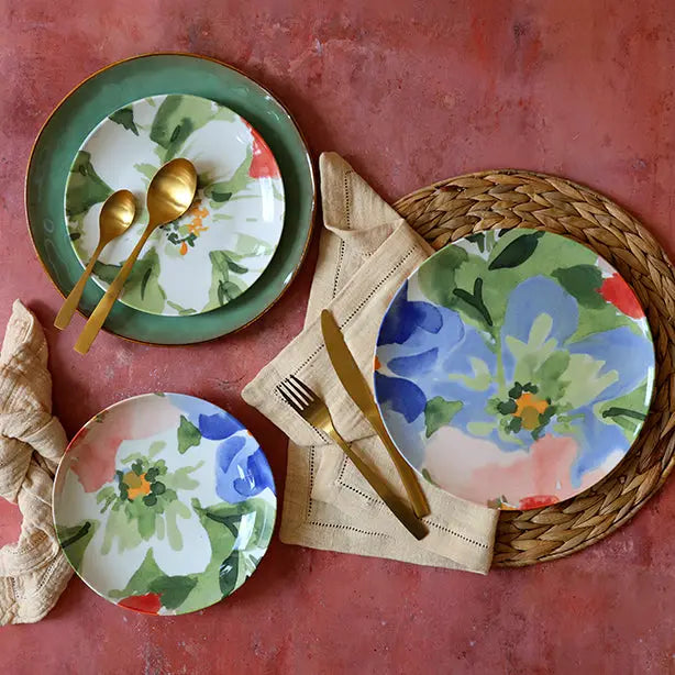 Plato llano de porcelana FLORALUX de 26,5 cm