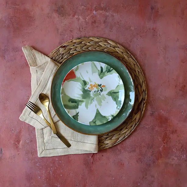 Plato de postre de porcelana FLORALUX de 20 cm