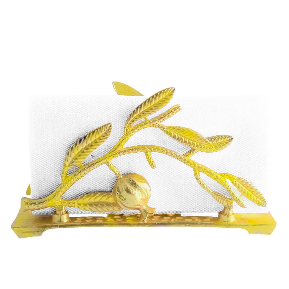 Porta servilletas granada dorada 7*4*5 cm