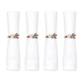 Set de 4 servilleteros con diseño de diamante