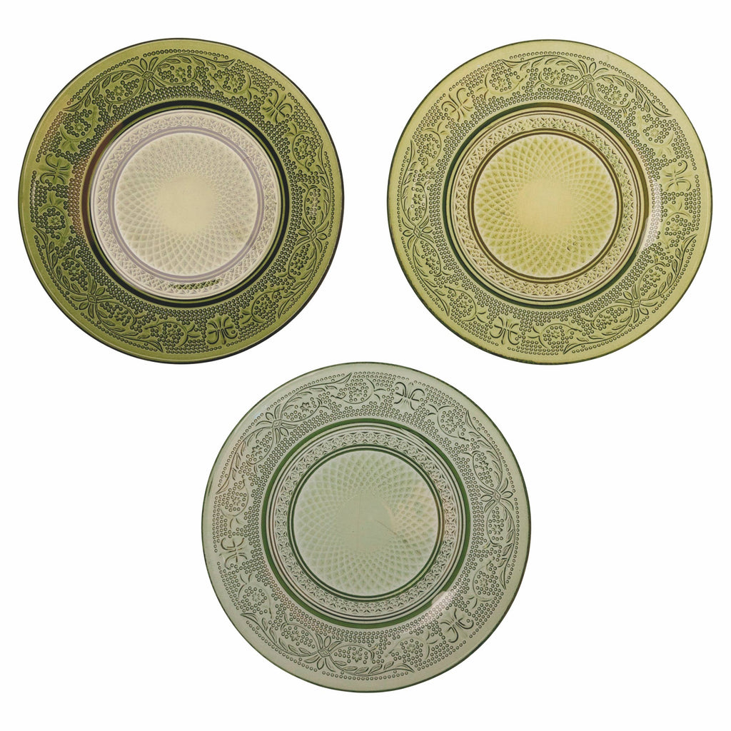 SET 6 Platos Imperial para Pan 15 cm Greenery, surtido de 3
