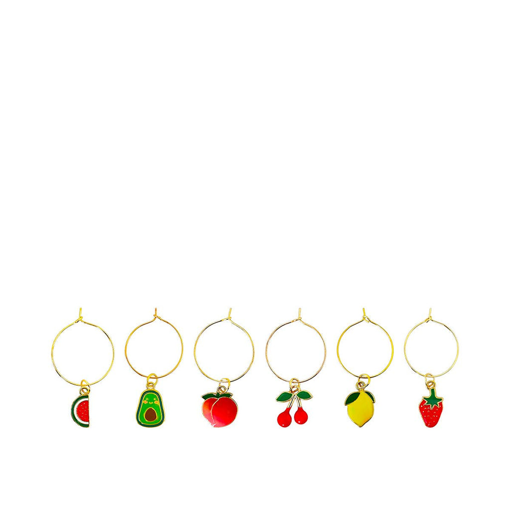 Marcas Vasos Frutas Y Verduras - Lote De 6
