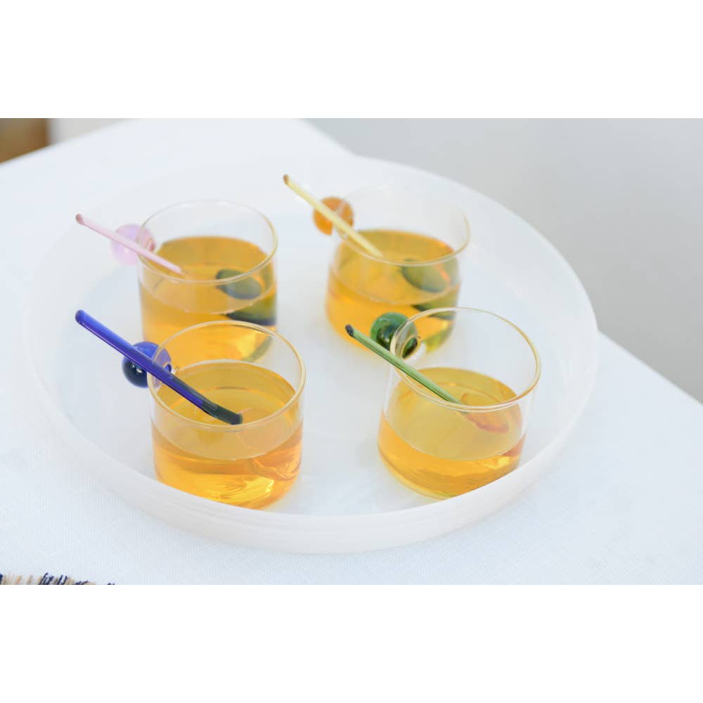 Juego de 6 cucharillas multicolores