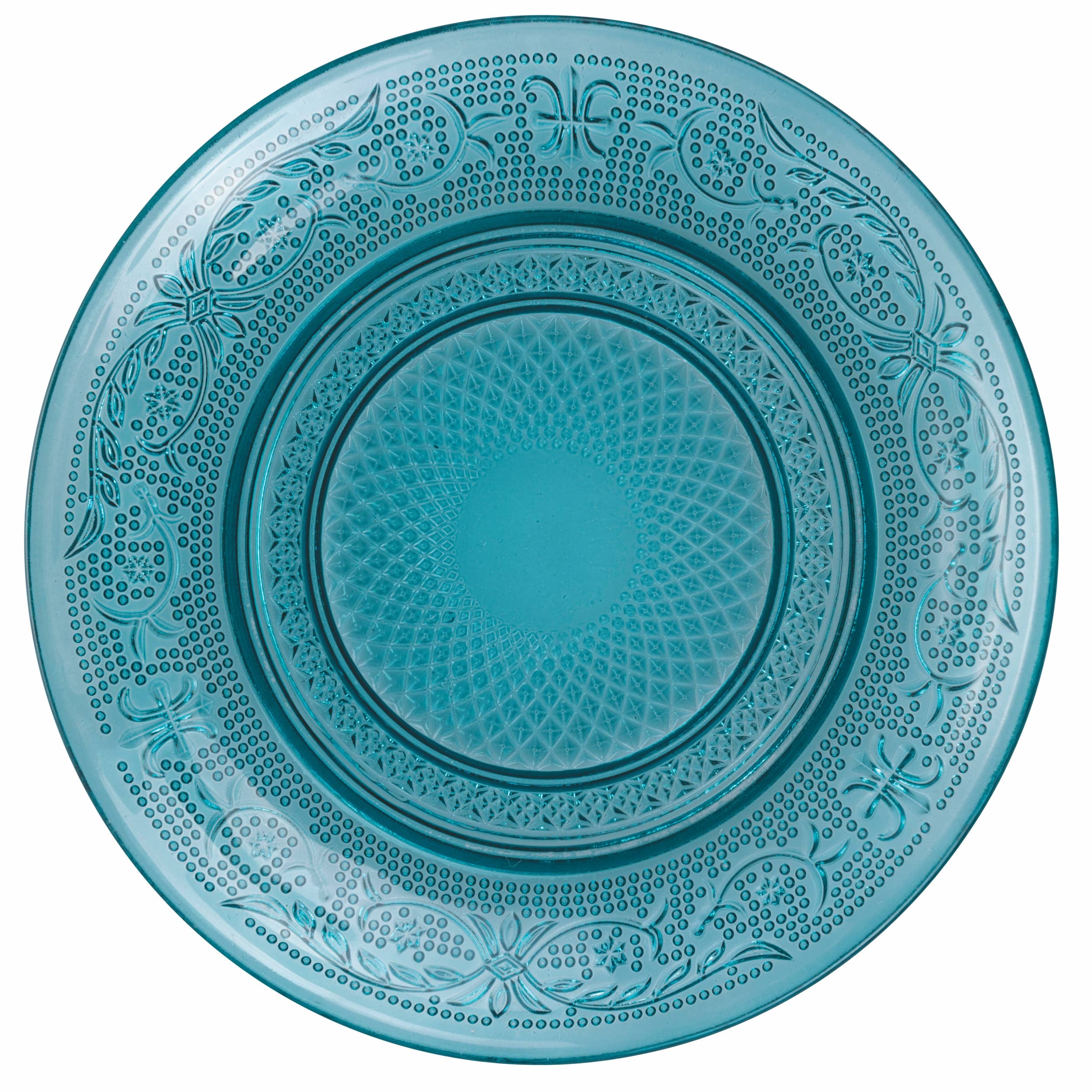 Set de 6 platos para pan Imperial Ocean de vidrio, 15 cm, set de 3 colores surtidos