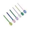 Juego de 6 cucharillas multicolores