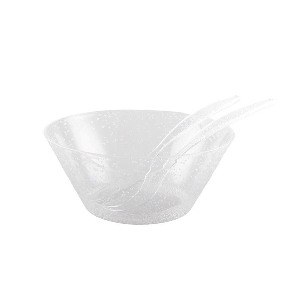 Ensaladera de acrílico con burbujas 26 cm