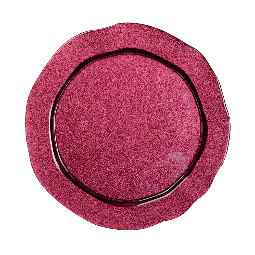 Plato de presentación fucsia