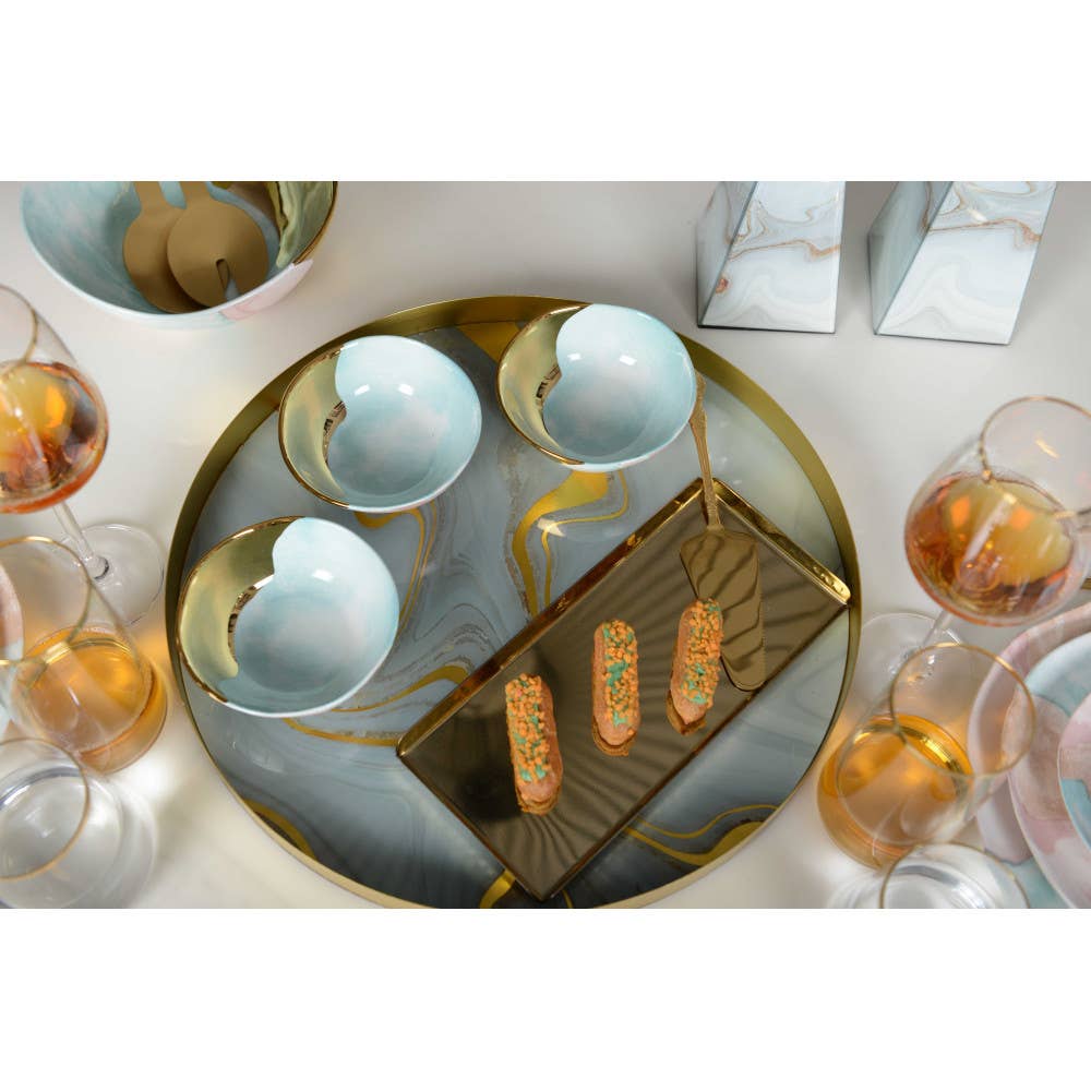 Pala dorada para tarta