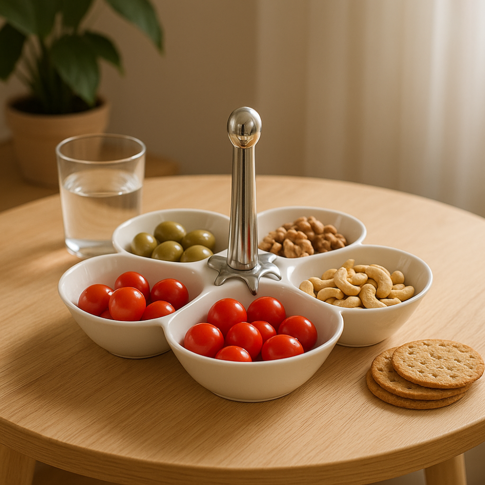 Cuencos aperitivo flores - lote de 6