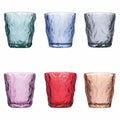 Set de 6 vasos Amnesia de colores, 275 ml