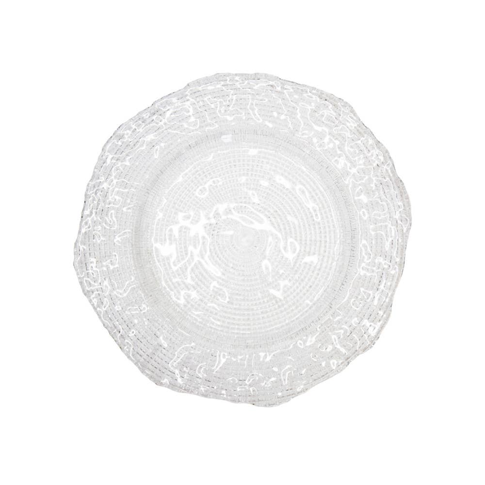 Bajo plato  transparente 33 cm