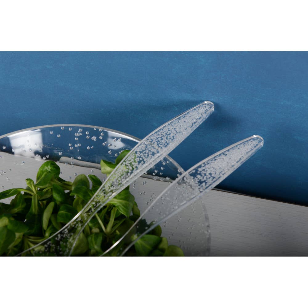 Ensaladera de acrílico con burbujas 26 cm