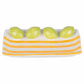 Plato decorativo Fruit Life con diseño de limones